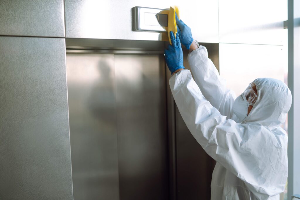 asbestos in lift shafts