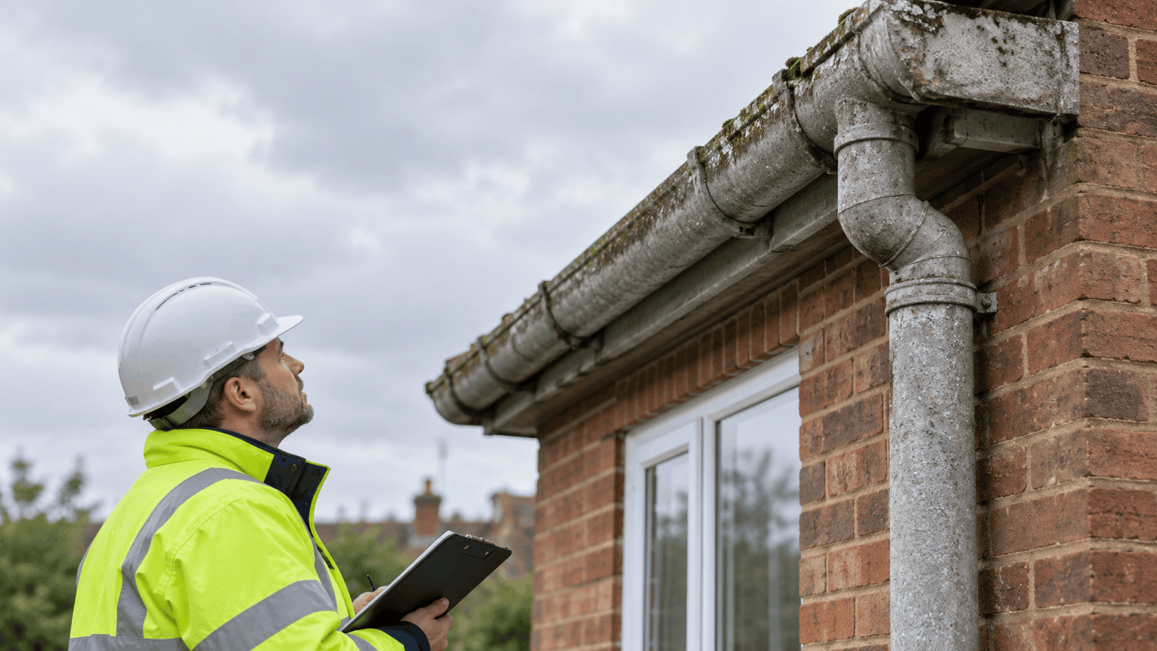 asbestos guttering and downpipes
